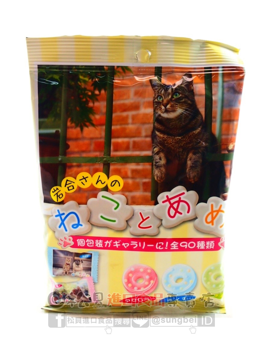 派恩可愛貓咪戒指糖80g【4902435012206】