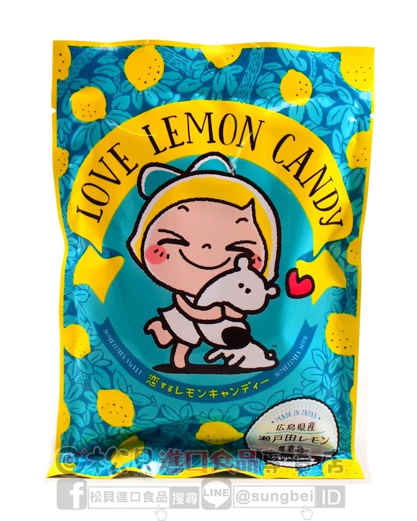 富士屋酸甜檸檬糖70g【4902444289033】