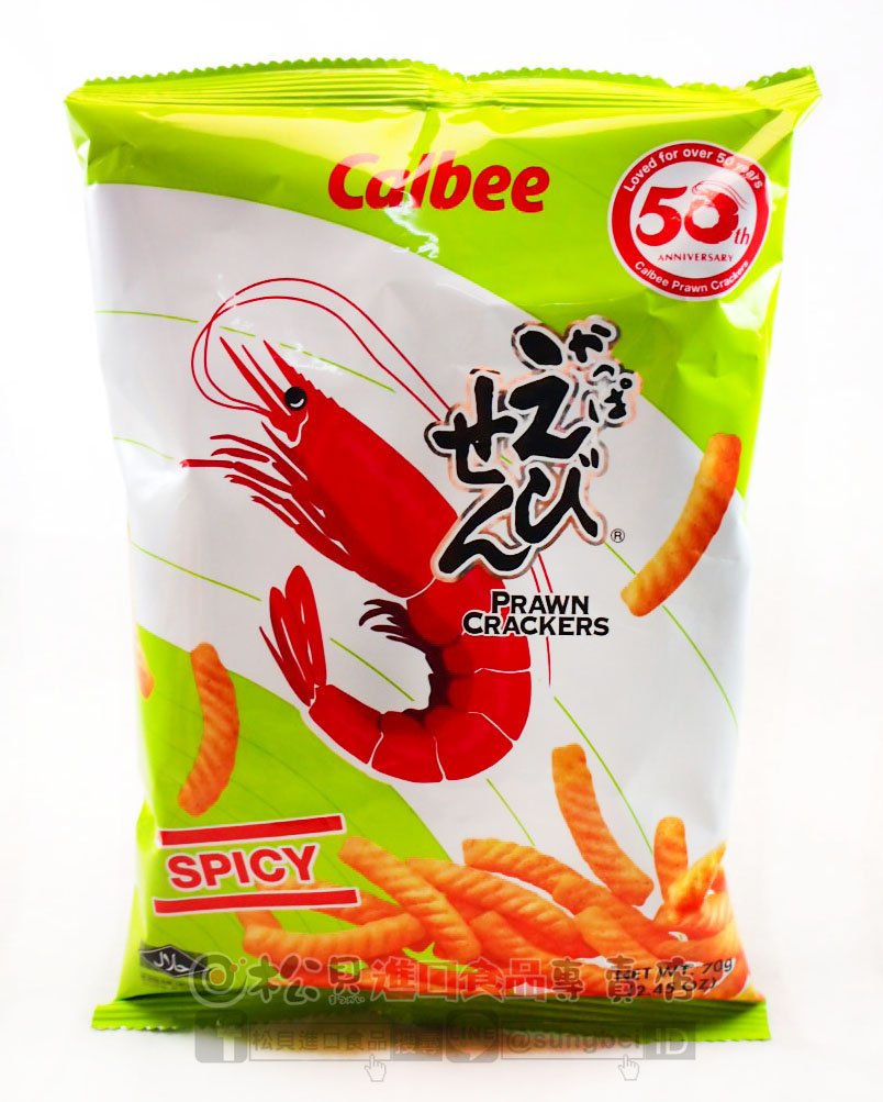 泰國加樂比鮮蝦條(香辣)70g【8851016001169】