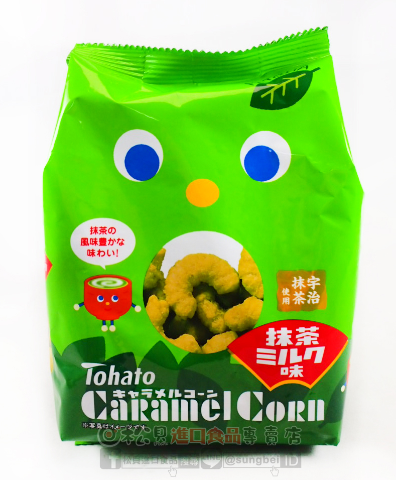 東鳩焦糖抹茶焦糖乖乖77g【4901940037674】