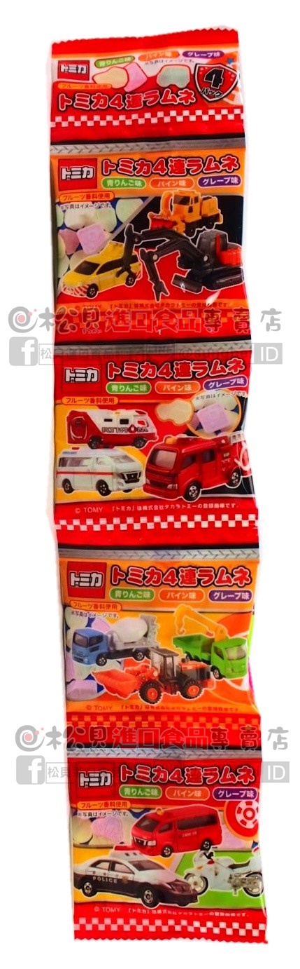 HEART汽車蘇打糖4連32g【4977629244145】