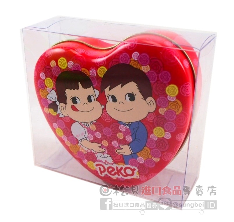 不二家傳情花生心形巧克力33g【4902555118918】