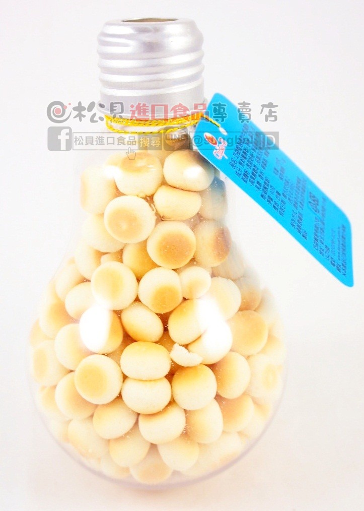 巧益燈泡造型牛奶蛋酥90g【4718037134365】
