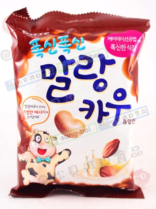 LOTTE樂天牛奶軟糖(巧克力)60g【8801062336210】