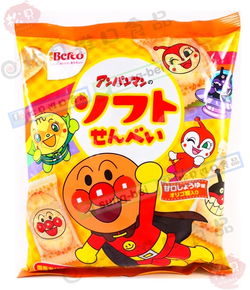 栗山麵包超人軟米果101g【4901336110530】