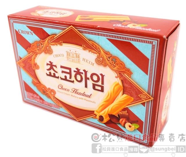 CROWN巧克力威化酥47g【8801111186209】