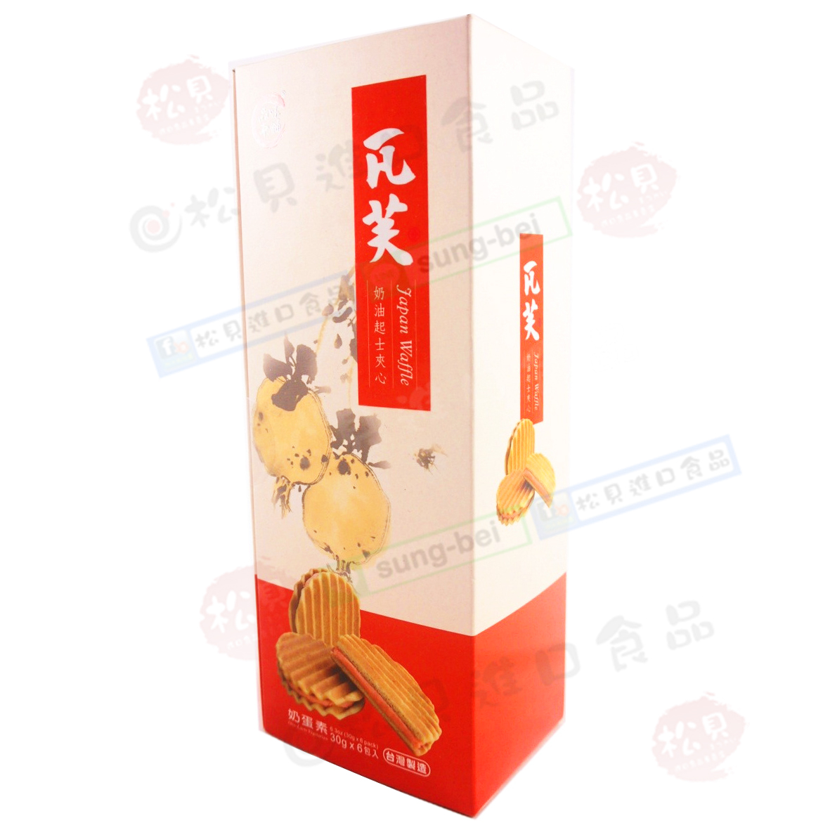 瓦芙奶油起士夾心180g【4714398133221】