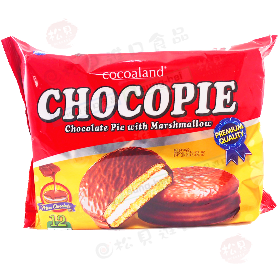 CHOCOPIE巧克力風味派(原味)300g【9556296320625】