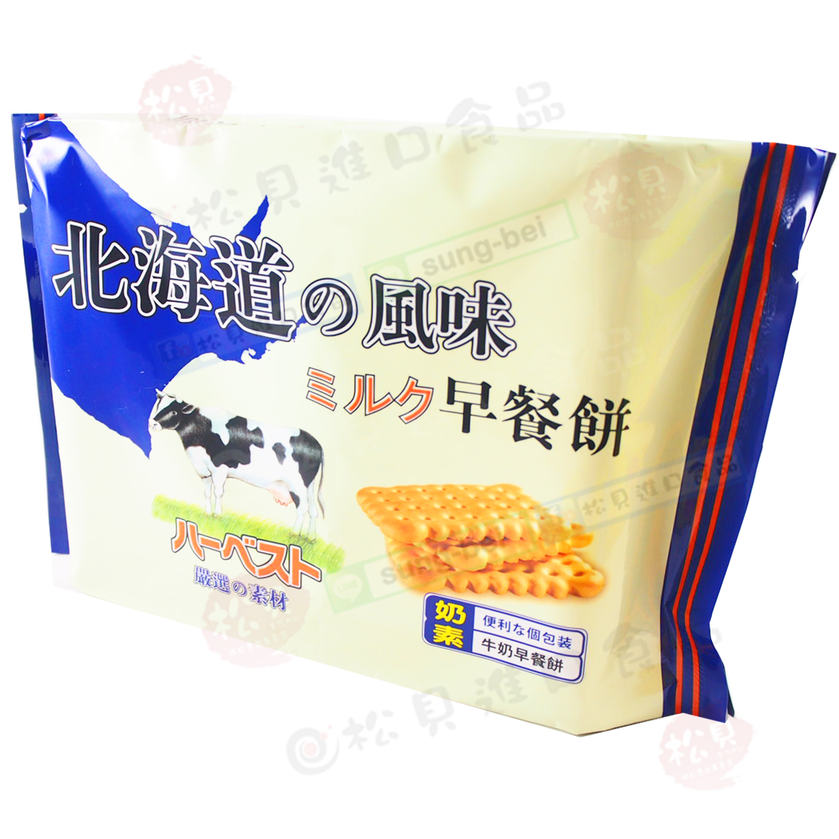 SUKHI北海道特濃牛奶早餐餅340g【4719861452786】