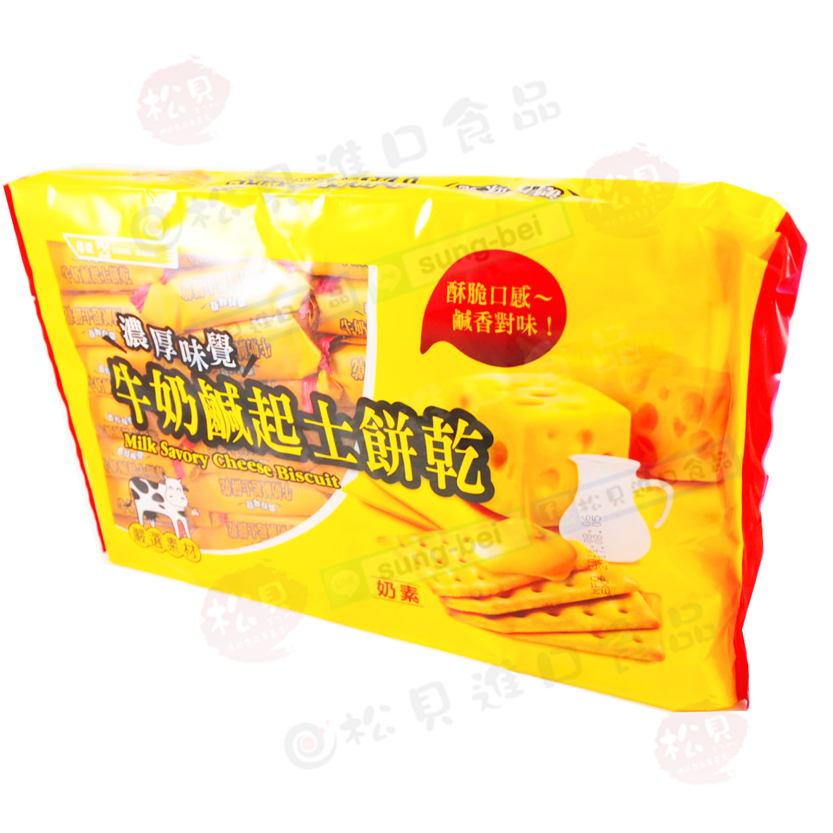 厚毅牛奶鹹起司餅乾455g【4719778006690】
