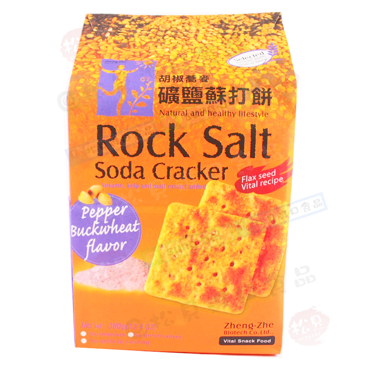 正哲礦鹽蘇打餅(胡椒蕎麥風味)380g【4714123396099】