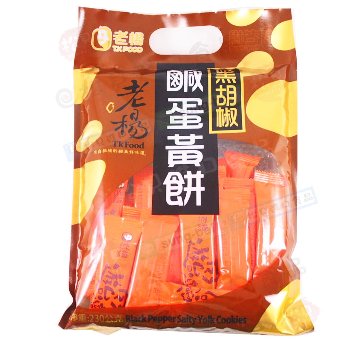 老楊黑胡椒鹹蛋黃餅230g【4710801132157】