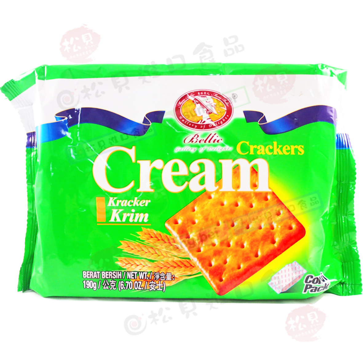 美樂貝兒蘇打餅190g【9555039903361】