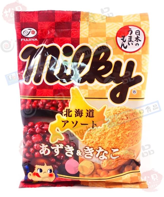 不二家牛奶糖(紅豆&黃豆粉)85g【4902555116563】