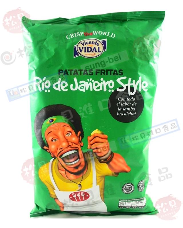 比達爾巴西萊姆黑胡椒洋芋片120g【8410573100168】