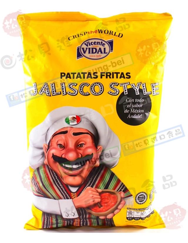 比達爾墨西哥玉米洋芋片120g【8410573100298】