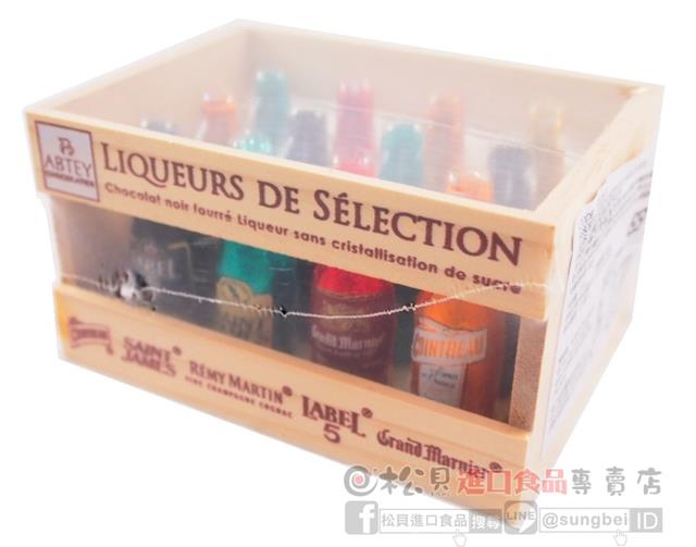 法國什錦酒瓶黑巧克力禮盒155g【3120470126745】