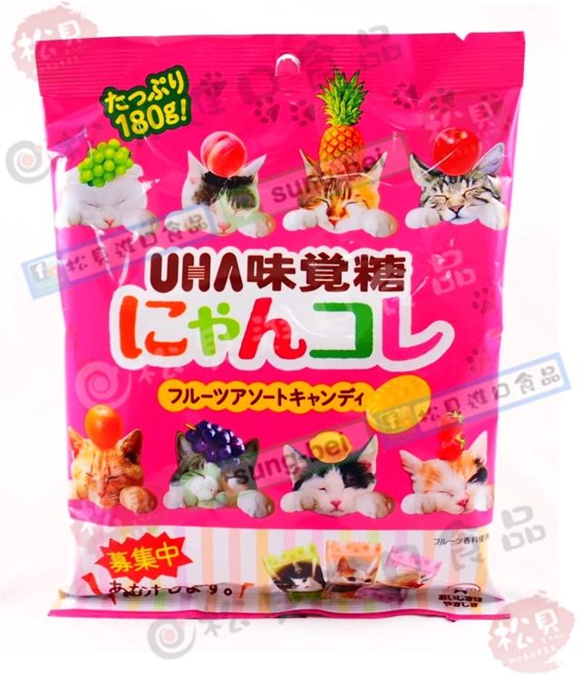 味覺可愛貓咪綜合水果糖180g【4902750873957】