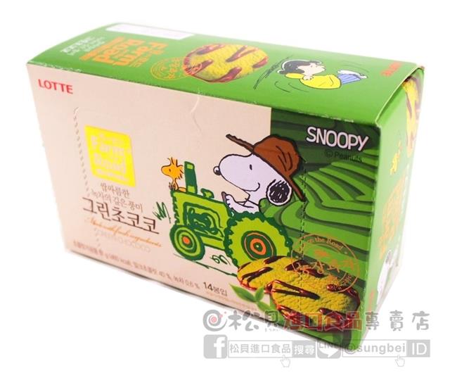 樂天田園抹茶巧克力餅81g【8801062642144】