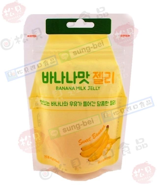 韓國香蕉牛奶軟糖45g【8809457081073】