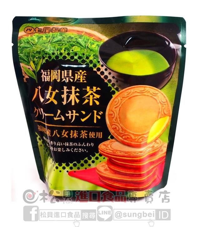 七尾法蘭酥夾心6入(抹茶)78g【4902156051027】