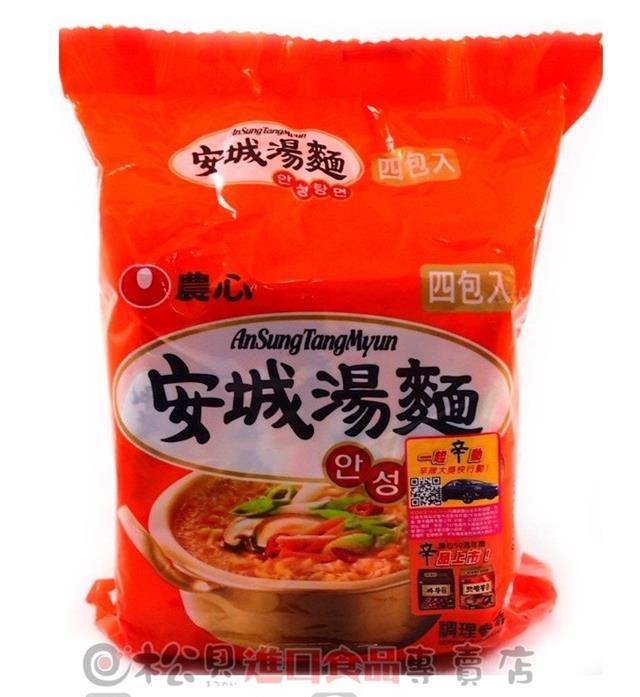 農心安城湯拉麵4袋入500g031146157549】