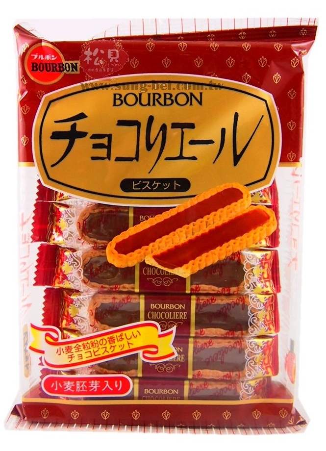 北日本BOURBON巧克力塔捲110g