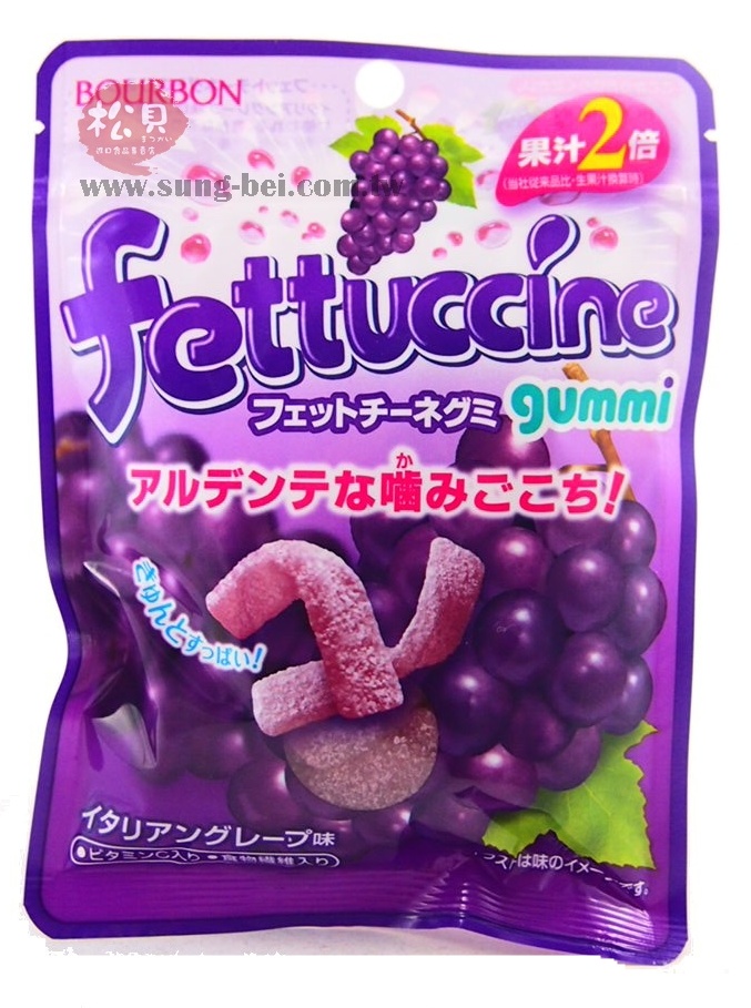 北日本長條葡萄軟糖50g