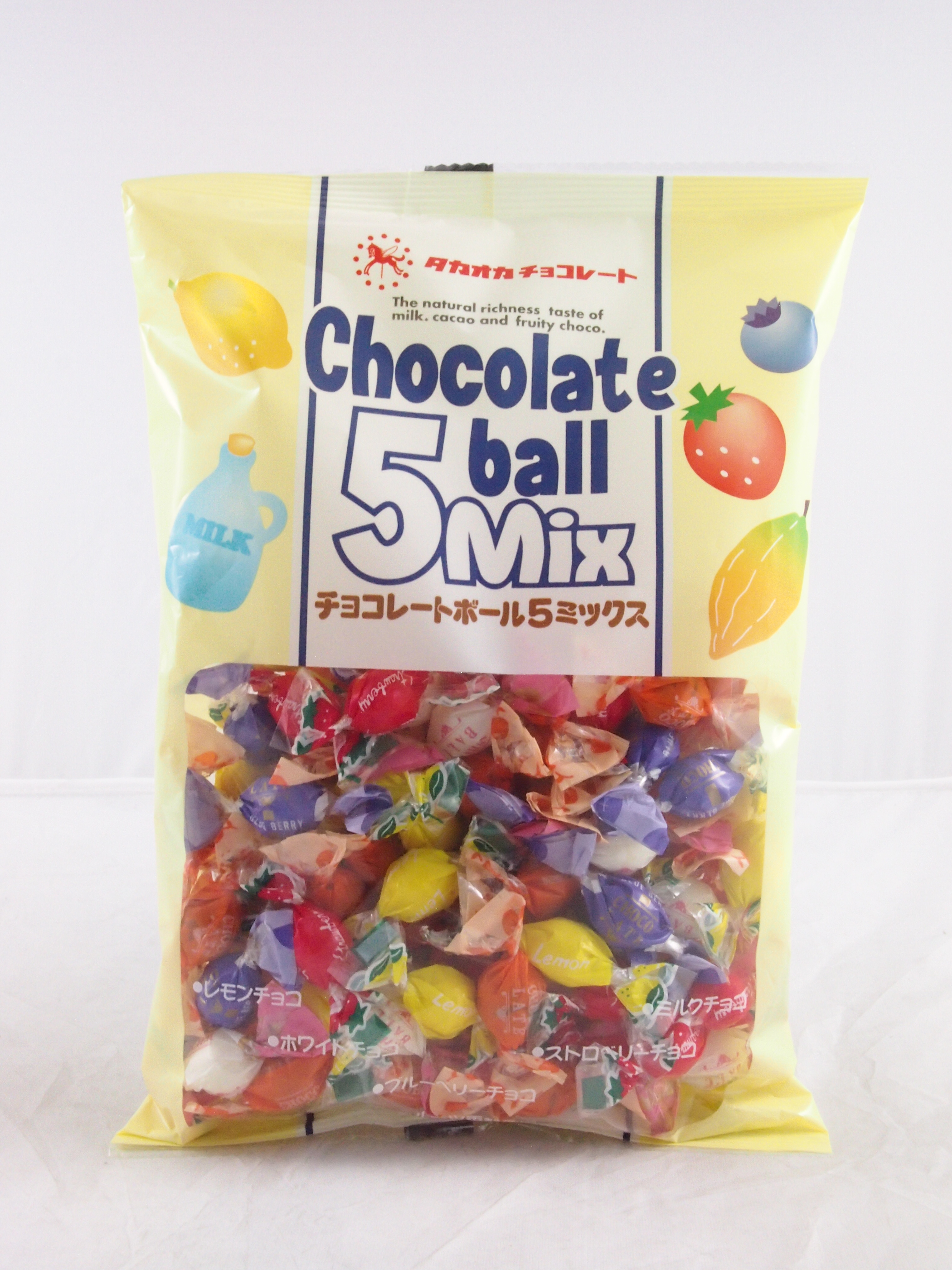 高崗五種水果巧克力球170g
