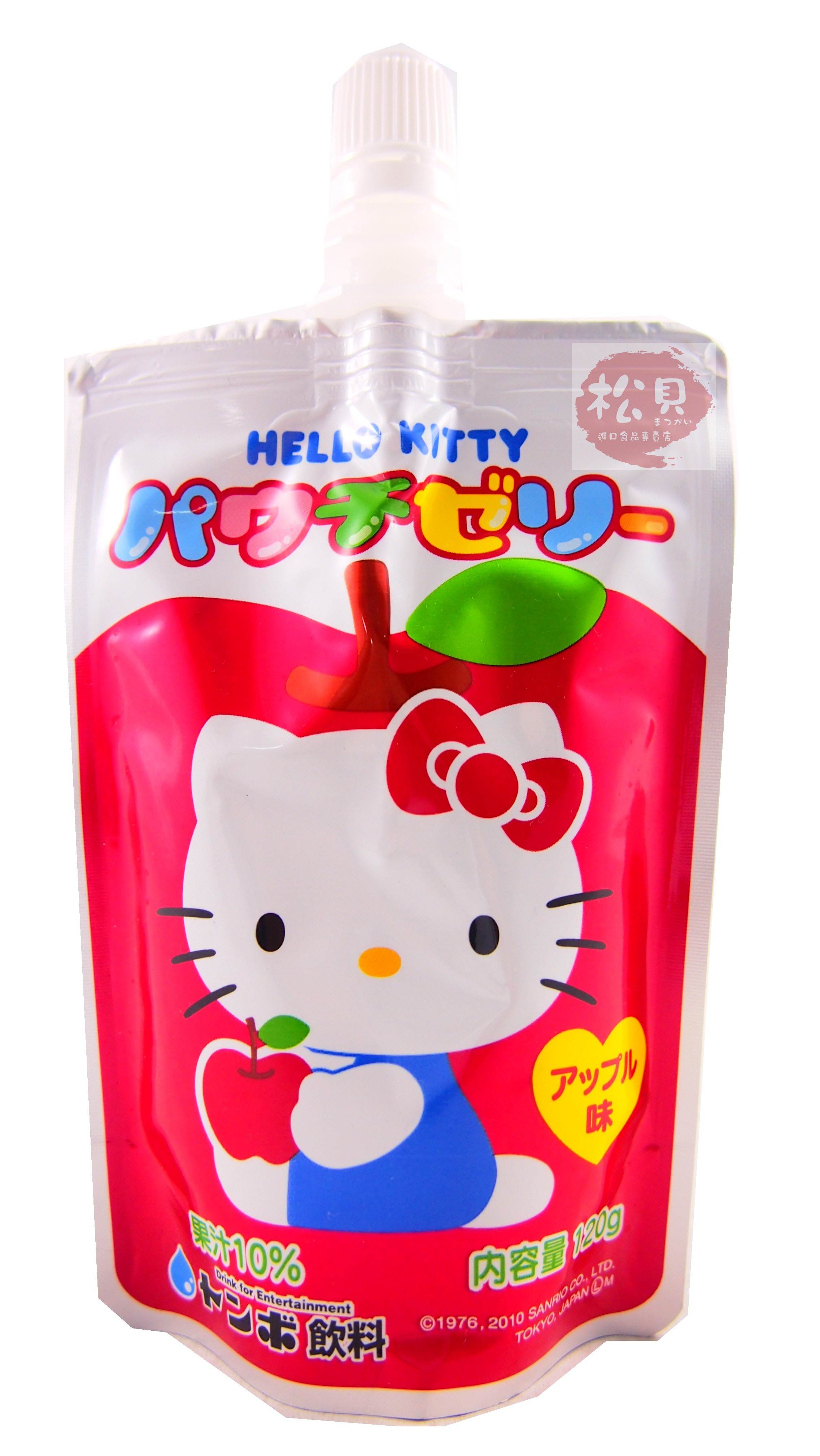 凱蒂貓吸管飲(蘋果)120ml【4904871003145】