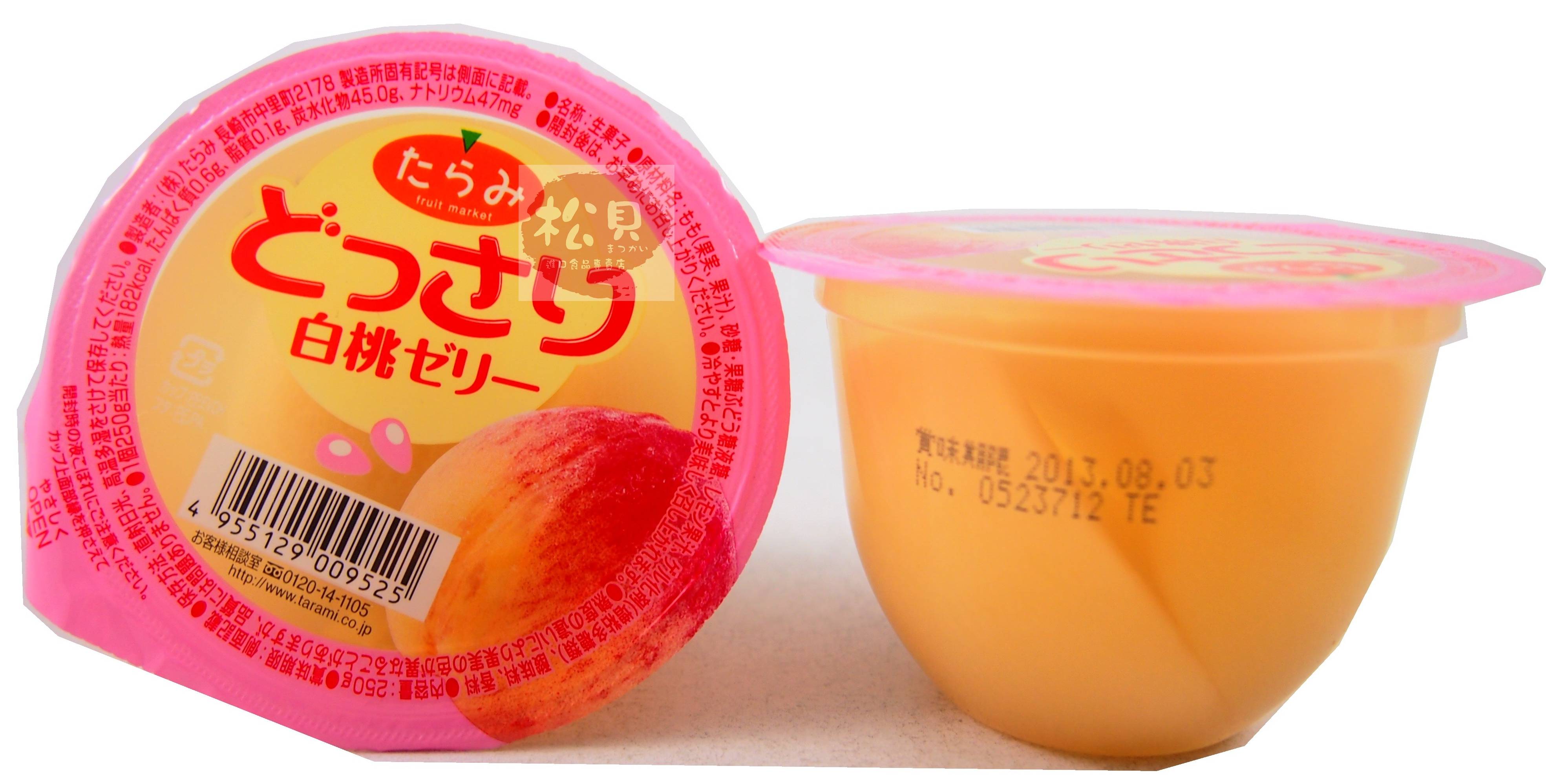 達樂美水果凍杯(白桃)250g