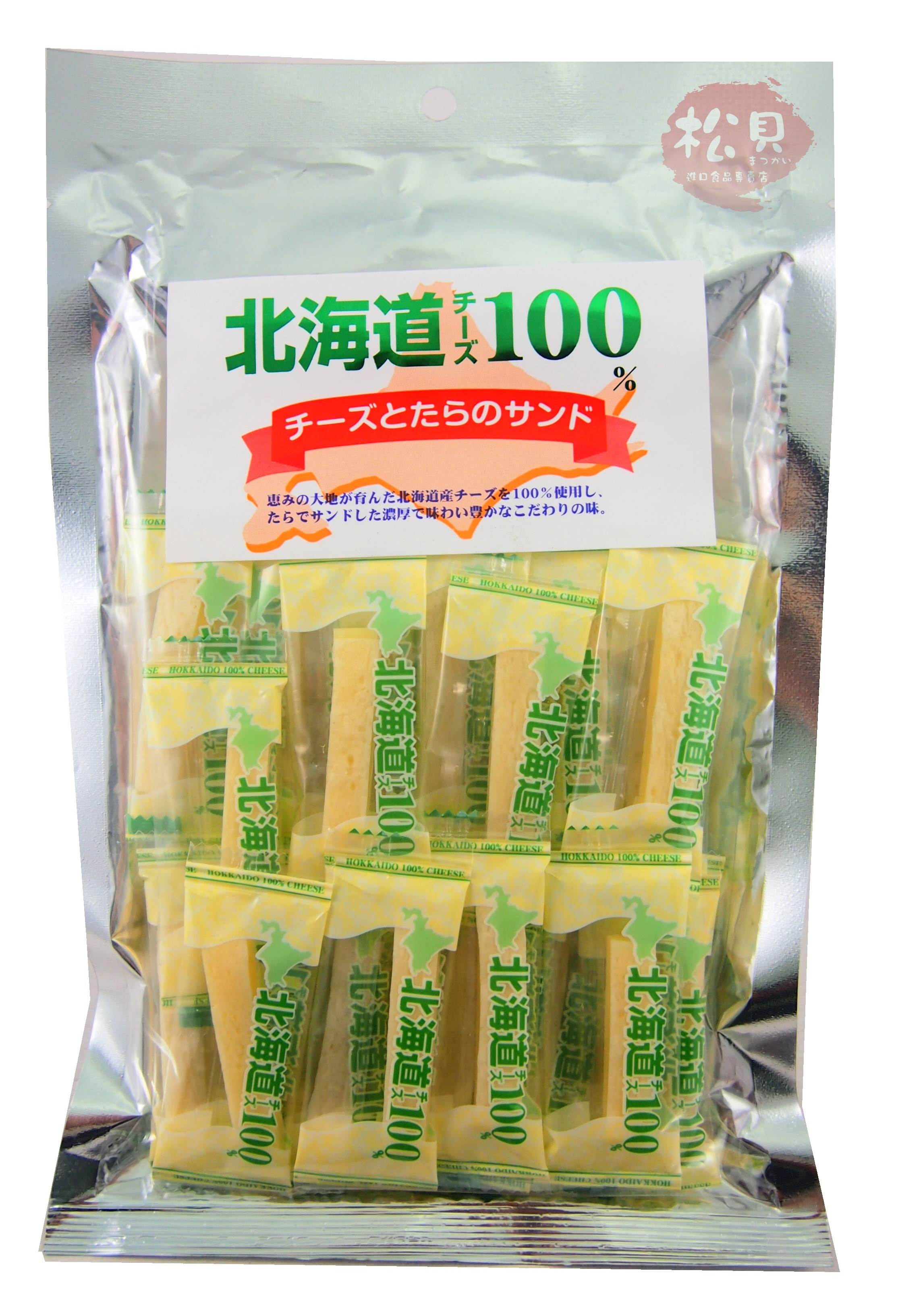 北海道鱈魚起士條100g