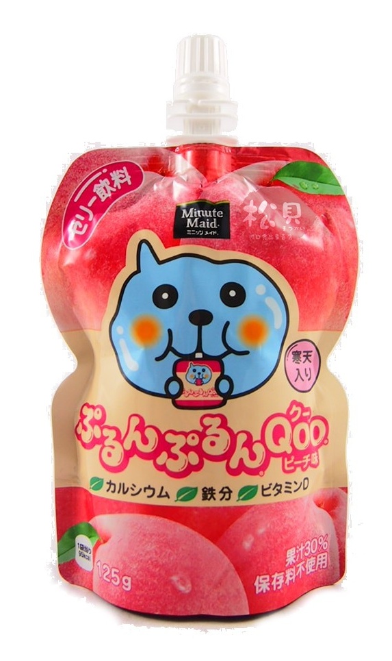 QOO果凍飲便利包蜜桃125g