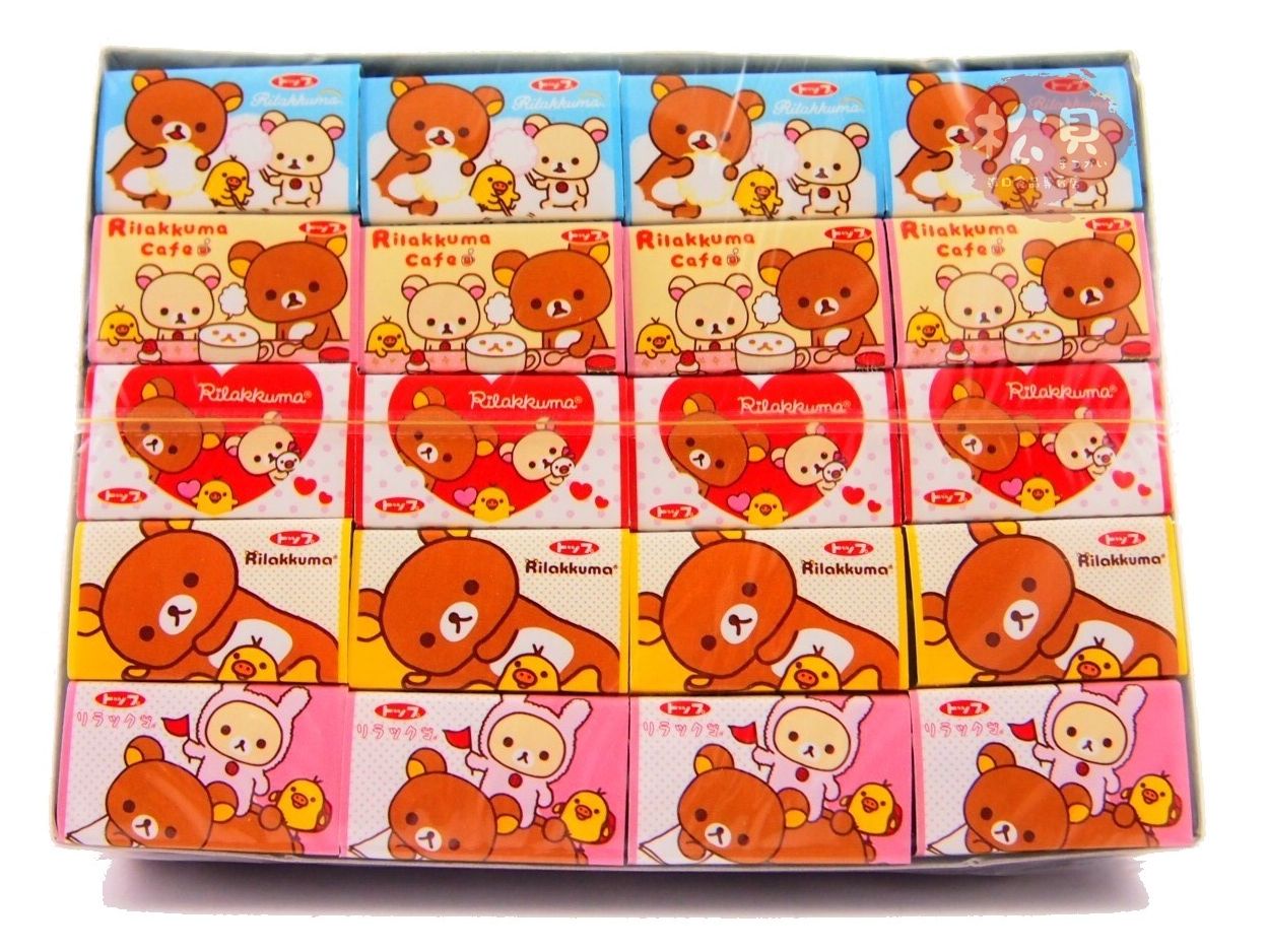 丸川拉拉熊口香糖盒60個入(蘇打味)336g【4901919002290】