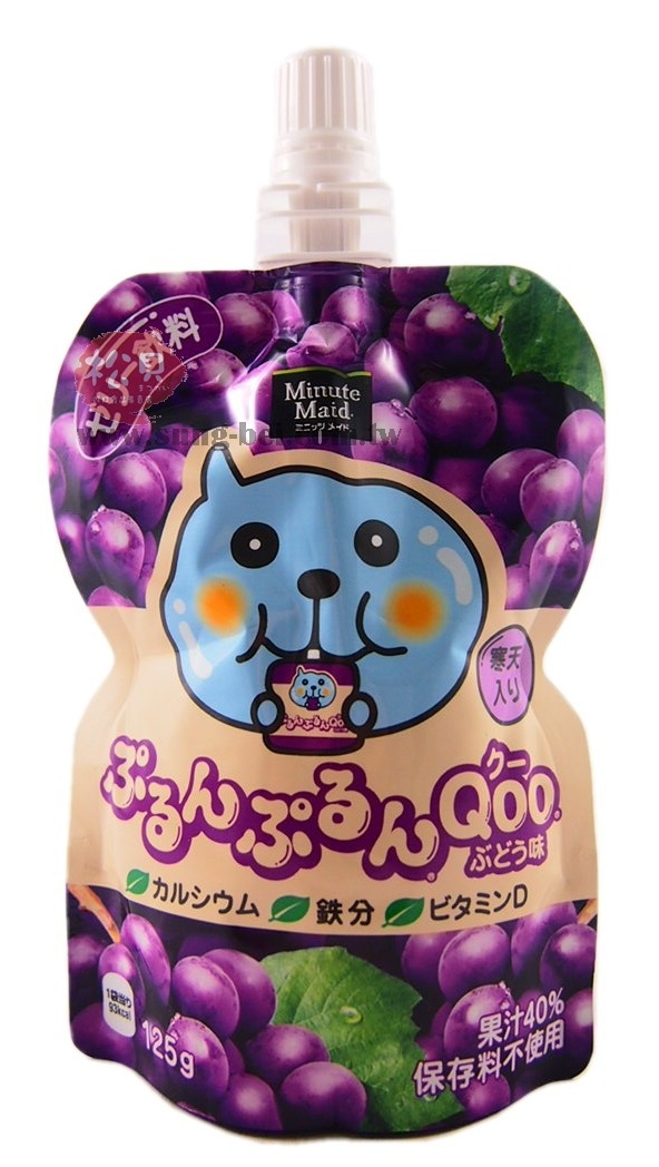 QOO果凍飲便利包葡萄125g