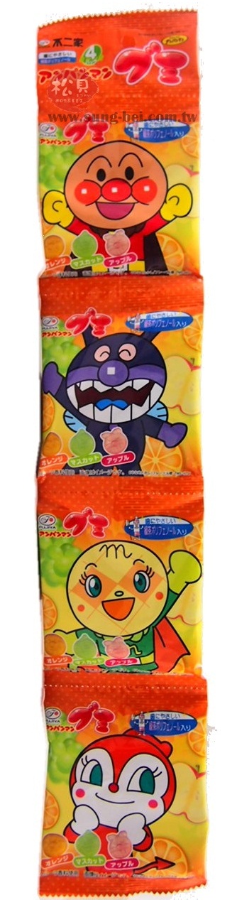不二家麵包四連QQ糖綠84g