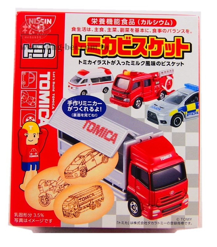 日清TOMICA汽車餅乾55g