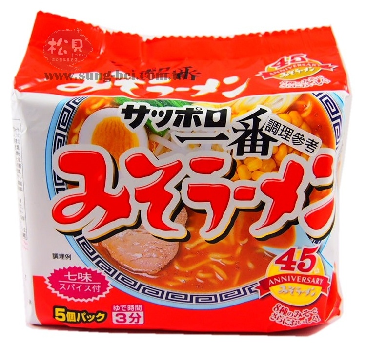 一番5食包麵-味增500g