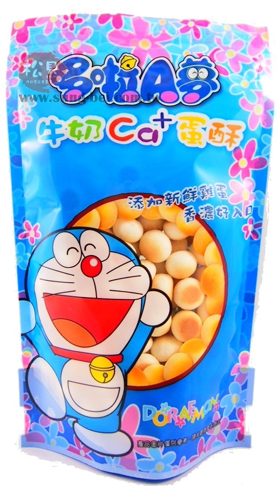 多拉A夢牛奶Ca+蛋酥100g【4713507009587】