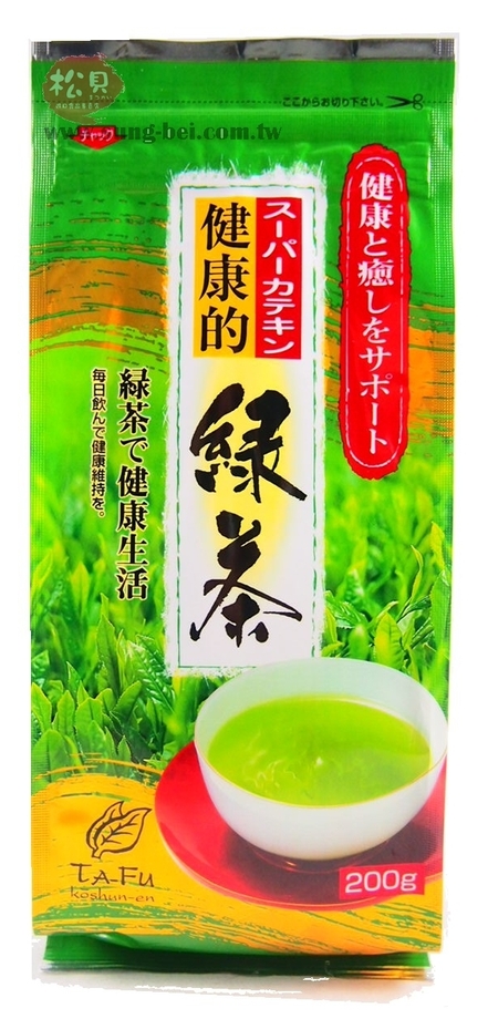 袋布向超健康綠茶200g【4933715115324】