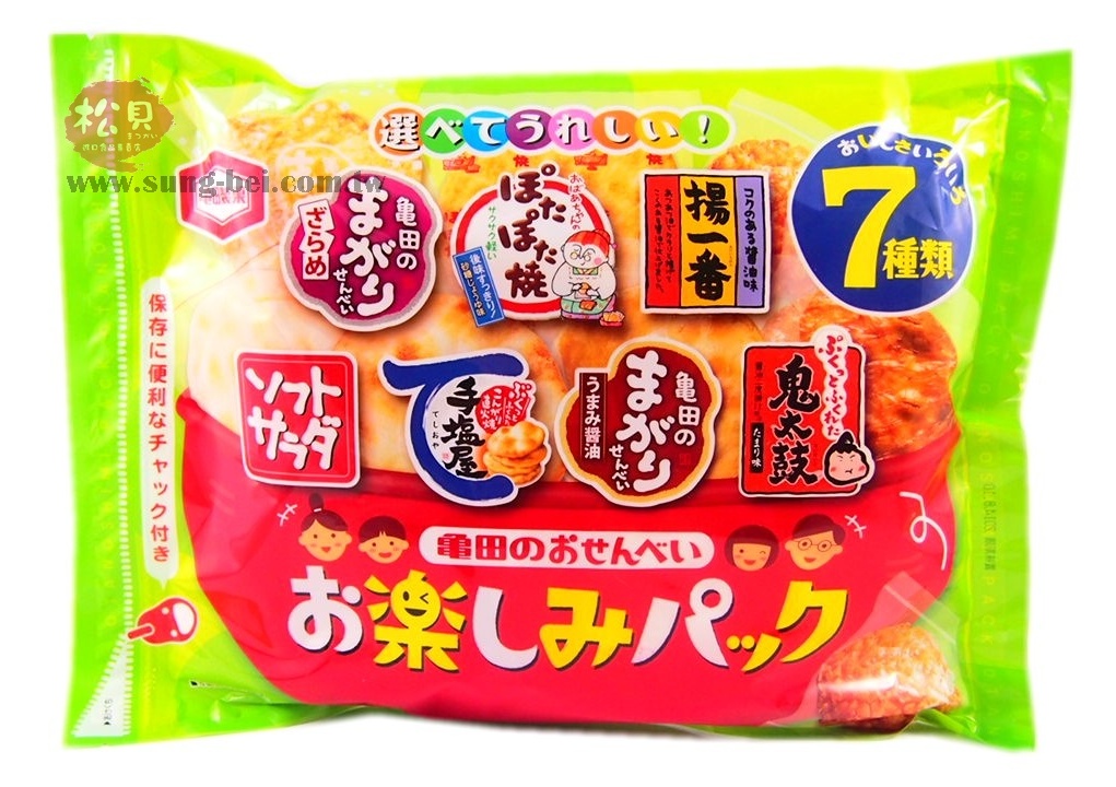 龜田歡樂綜合米果196g【4901313187746】