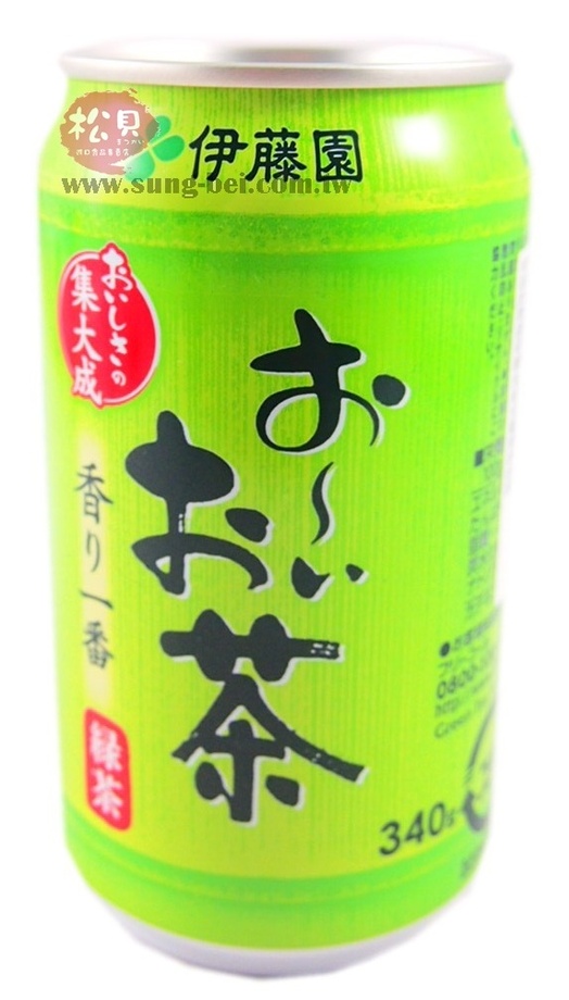 伊藤園綠茶易開罐340g