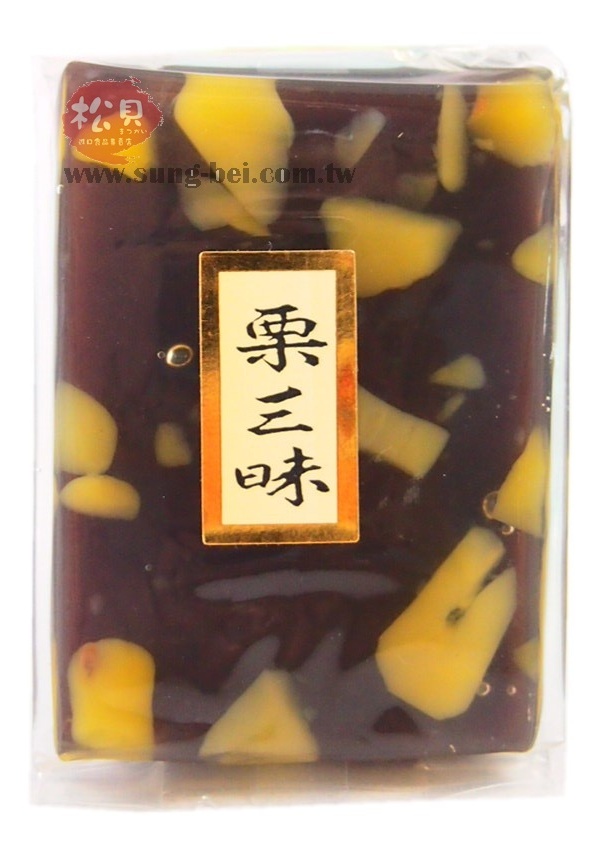 雁舟栗三味羊羹100g【4960052500025】