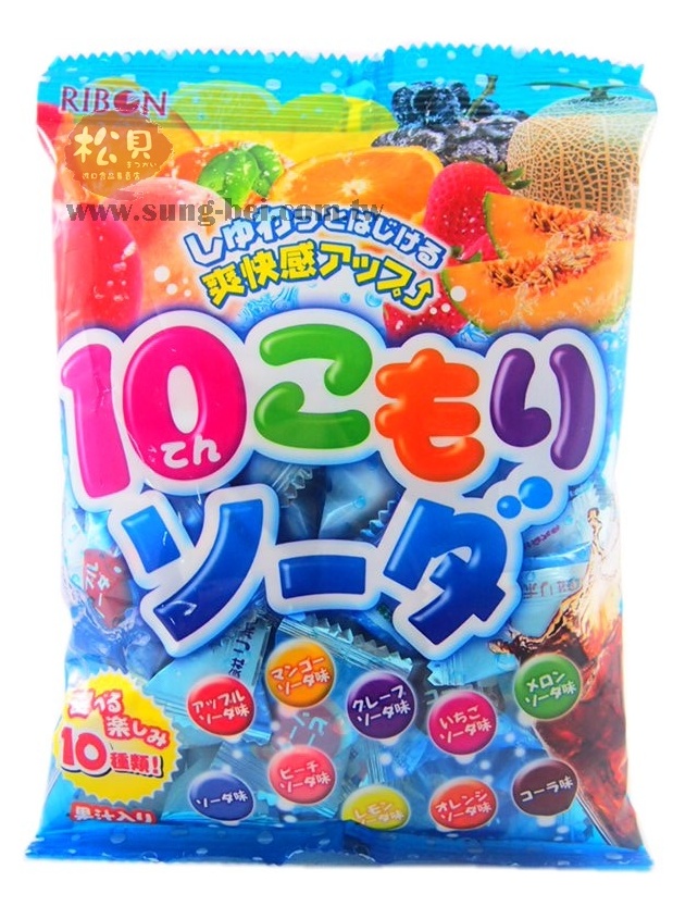 立夢10種類蘇打糖120g【4903316439006】