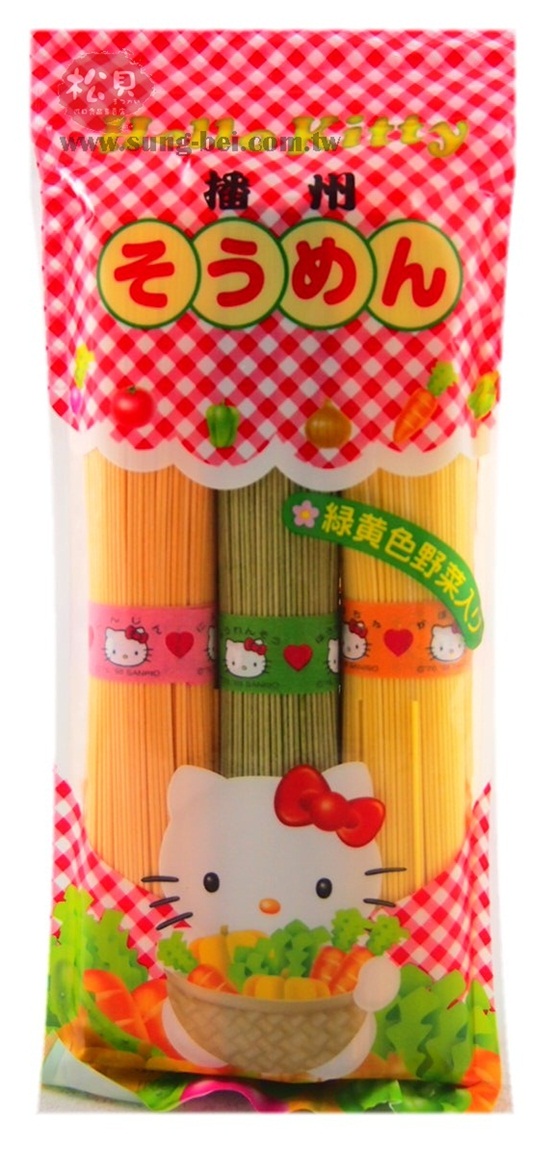 凱蒂貓三色素麵300g【4972328200102】