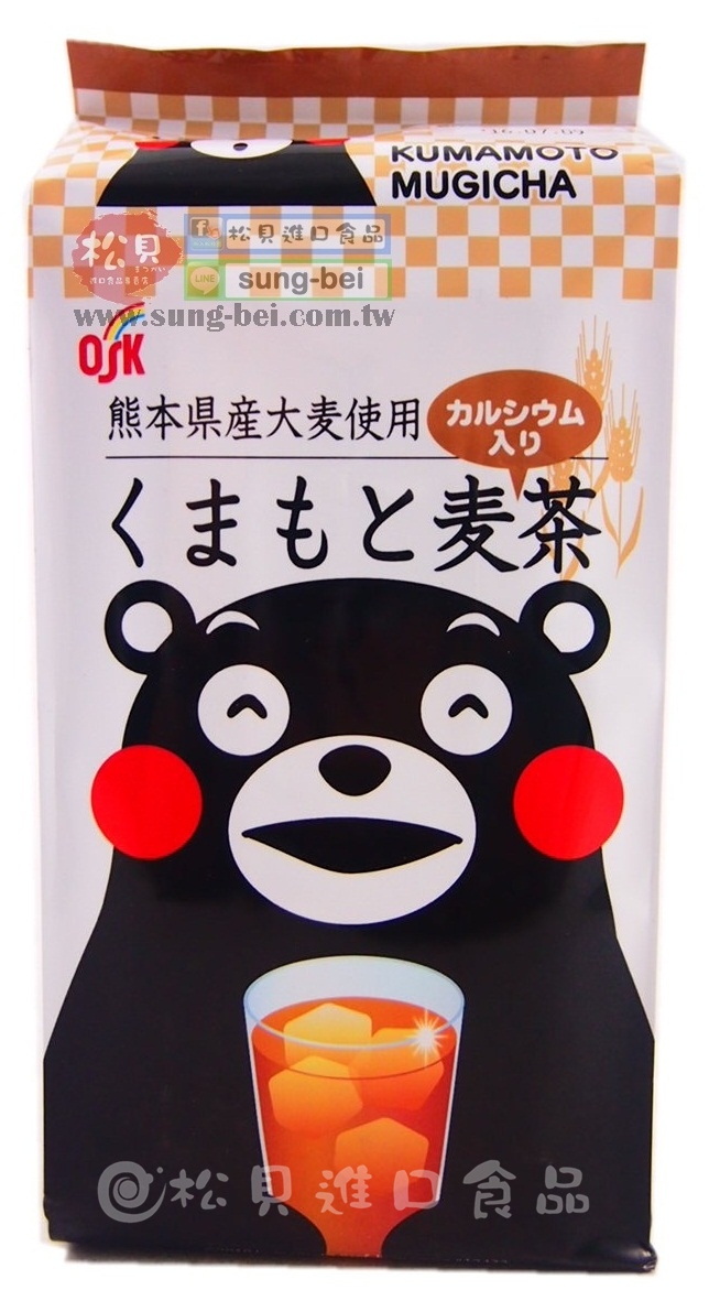 OSK熊本熊麥茶16P176g【4901027508622】