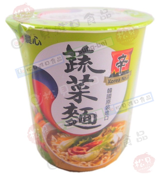 農心杯麵-蔬菜65g【031146013739】