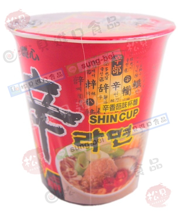 農心杯麵-辛香菇75g【031146270606】