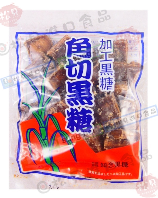 知念角切黑糖180g【4974637100029】