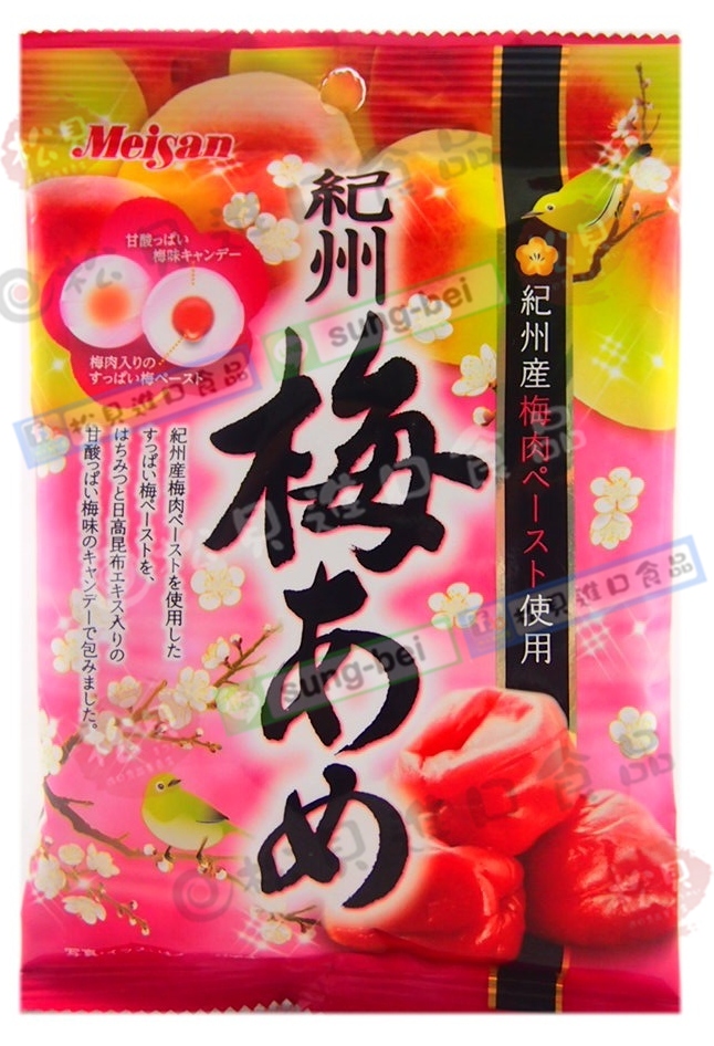 明治紀州蜂蜜梅糖72g【4902797231352】